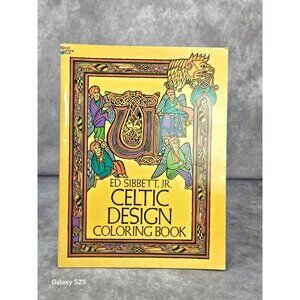 Ed Sibbett Jr Celtic Design Coloring Book Dover Design Books Retro Paperback